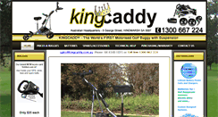Desktop Screenshot of kingcaddy.com.au